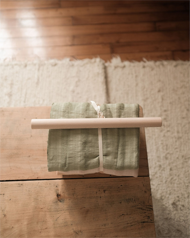 Châle Rebozo Couleur Argile Ilado