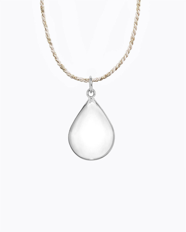 Bola de grossesse Goutte Coloris Argent sur cordon  Ilado