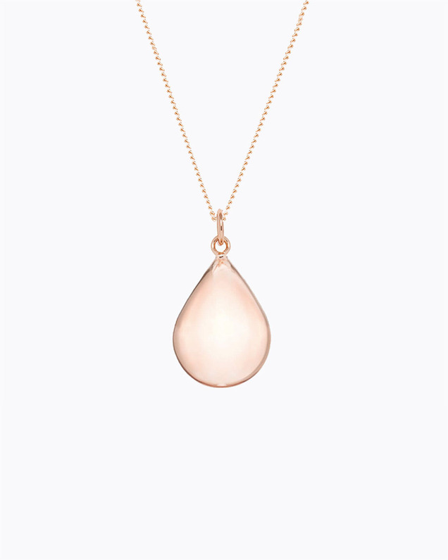 Bola de grossesse Goutte Coloris Or rose sur chaine  Ilado