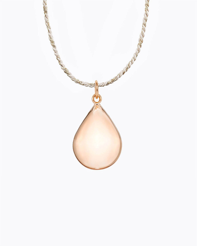 Bola de grossesse Goutte Coloris Or rose sur cordon  Ilado