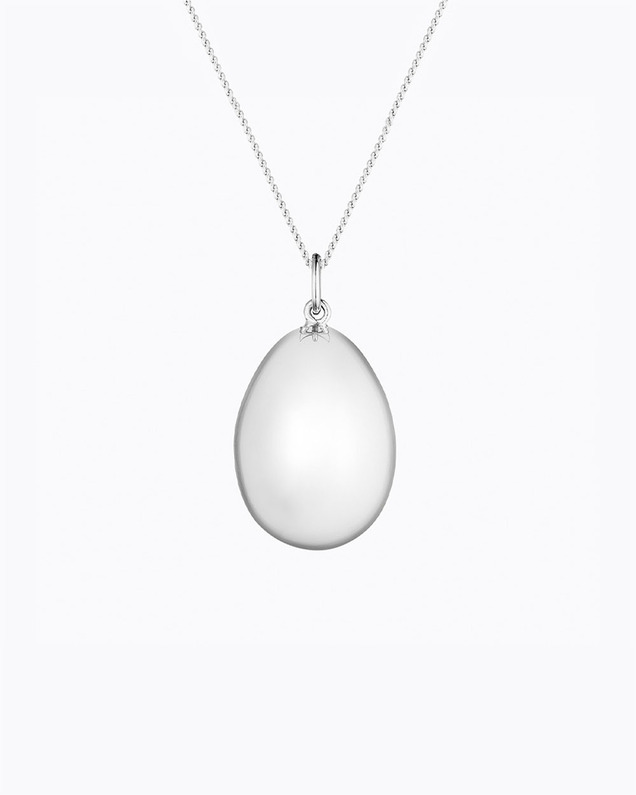 Bola de grossesse Ova Coloris Argent sur chaine  Ilado