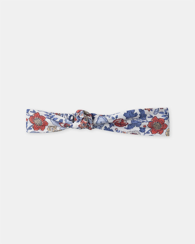 Bandeau cheveux imprimé fleuri Coloris bleu Sergent Major