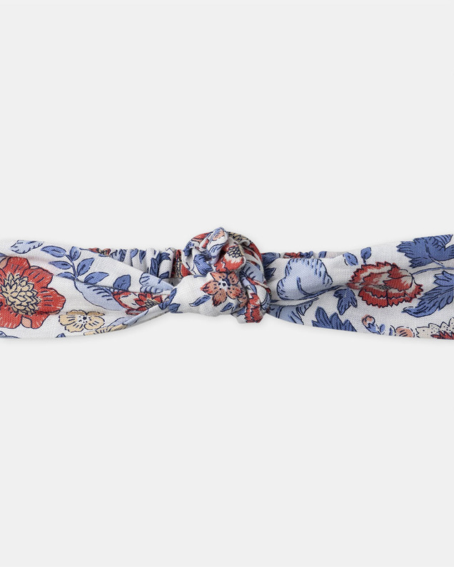 Bandeau cheveux imprimé fleuri Coloris bleu Sergent Major