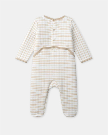 Grenouill&egrave;re &agrave; broderies oies Coloris beige  Sergent Major