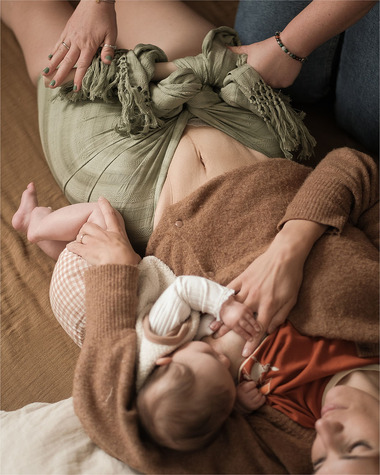 Ch&acirc;le Rebozo Couleur Argile  Ilado