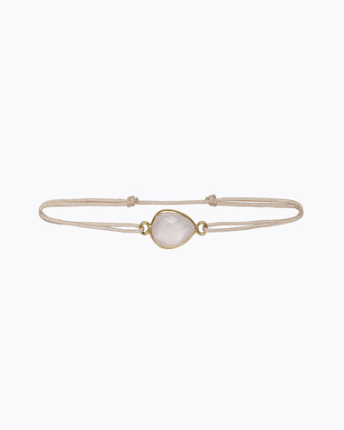 Duo de Bracelets Coeur &agrave; Coeur Quartz Rose M&egrave;re-fille  Ilado