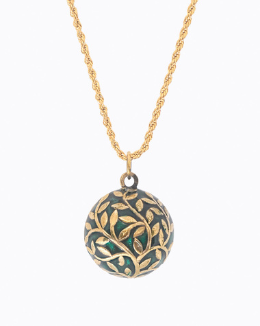 Bola de grossesse Vegetal Coloris Or jaune sur chaine  Ilado
