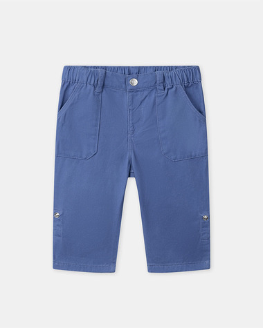 Pantalon en twill retroussable Coloris bleu  Sergent Major