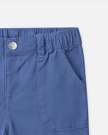 Pantalon en twill retroussable Coloris bleu  Sergent Major