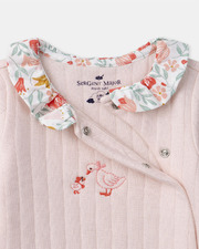 Grenouillère rose à col volant Coloris rose Sergent Major