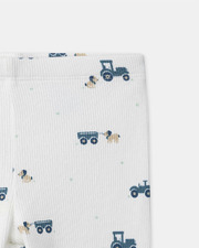 Pyjama évolutif imprimé tracteurs Coloris écru Sergent Major