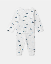 Pyjama évolutif imprimé tracteurs Coloris écru Sergent Major