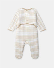 Grenouillère à broderies oies Coloris beige Sergent Major