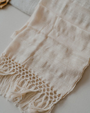 Châle Rebozo Couleur Sable Ilado