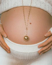 Bola de grossesse Amor Coloris Or jaune sur chaine Ilado