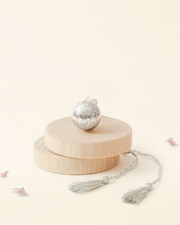 Bola de grossesse Ginkgo Coloris Argent sur chaine Ilado