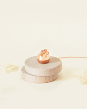 Bola de grossesse Lien Coloris Or rose sur chaine Ilado