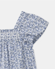 Blouse manches courtes imprimée baies Coloris bleu Sergent Major
