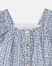 Blouse manches courtes imprimée baies Coloris bleu Sergent Major
