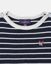 Robe manches courtes à rayures Coloris bleu marine Sergent Major