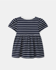 Robe manches courtes à rayures Coloris bleu marine Sergent Major