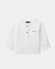 Chemise à manches retroussables Mini baby Coloris écru Sergent Major