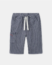Pantalon à rayures avec cordon Coloris bleu marine Sergent Major