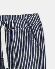 Pantalon à rayures avec cordon Coloris bleu marine Sergent Major
