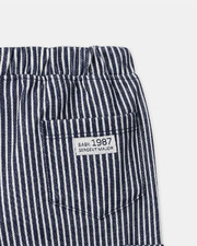 Pantalon à rayures avec cordon Coloris bleu marine Sergent Major