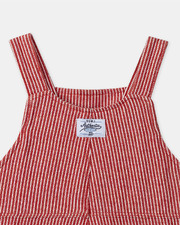 Salopette à rayures avec poches Coloris rouge Sergent Major