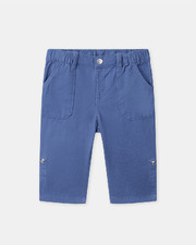 Pantalon en twill retroussable Coloris bleu Sergent Major