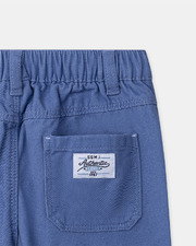 Pantalon en twill retroussable Coloris bleu Sergent Major