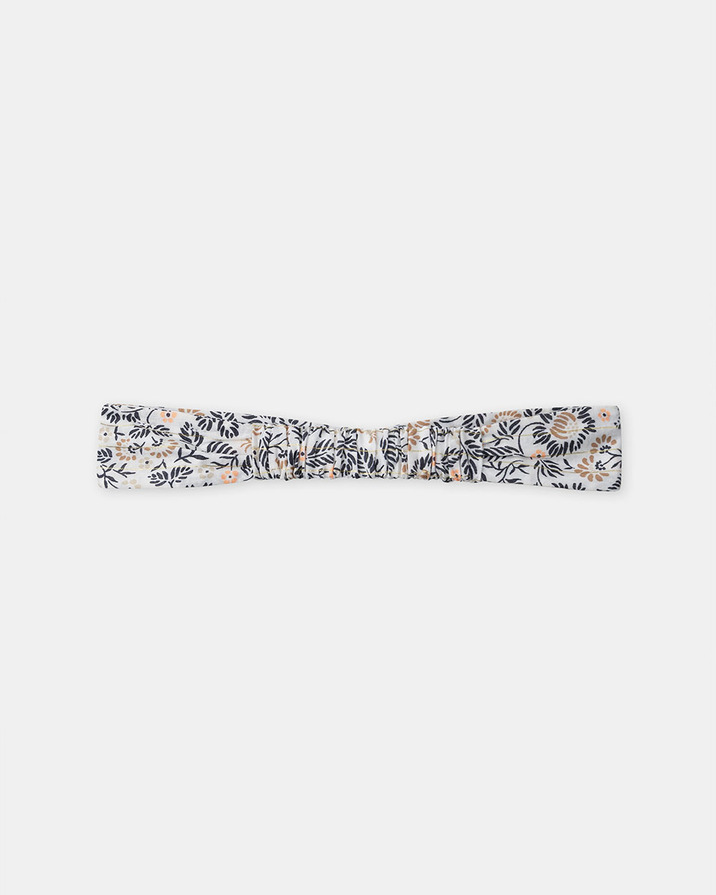 Bandeau cheveux imprimé fleuri Coloris gris foncé Sergent Major
