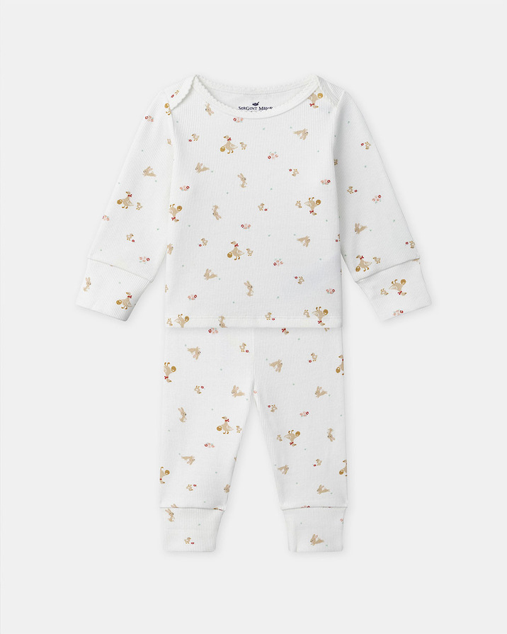 Pyjama évolutif imprimé animaux Coloris écru Sergent Major