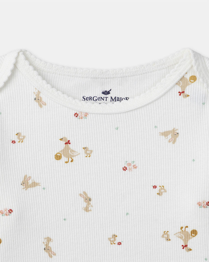 Pyjama évolutif imprimé animaux Coloris écru Sergent Major