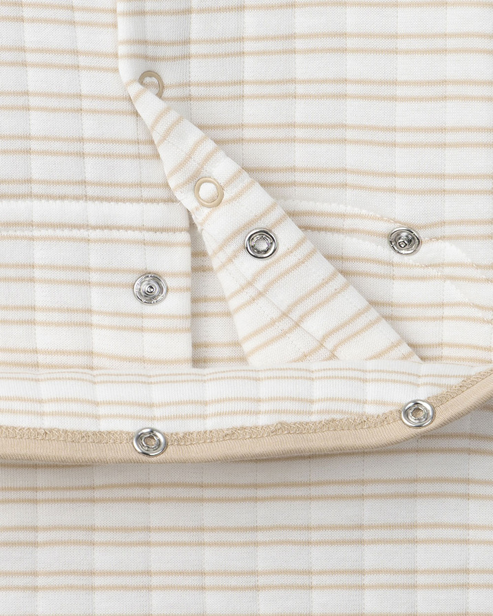 Grenouillère à broderies oies Coloris beige Sergent Major