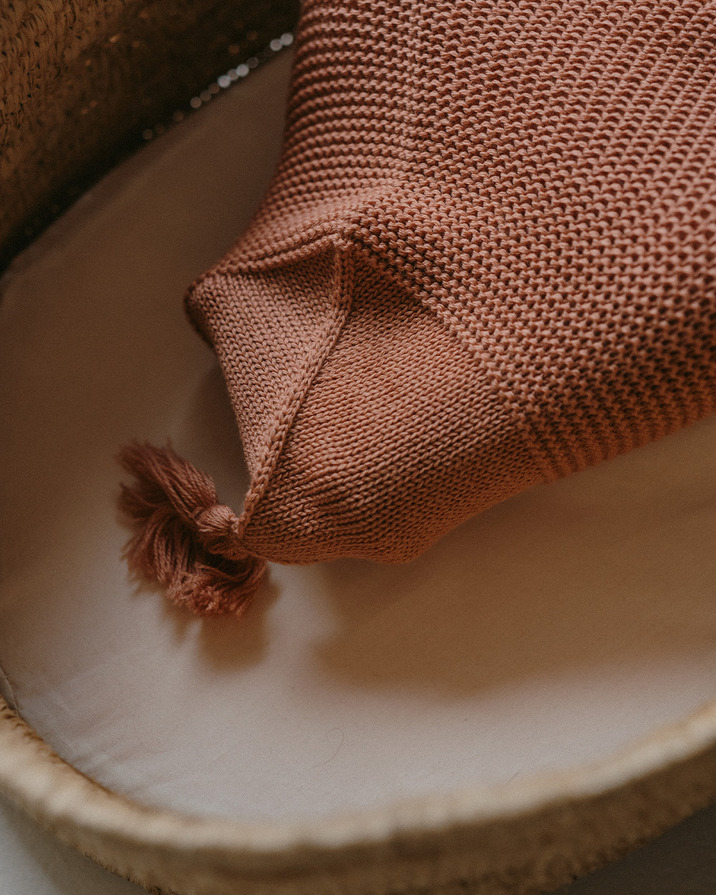 Cocon d'emmaillotage Coloris Terracotta Ilado