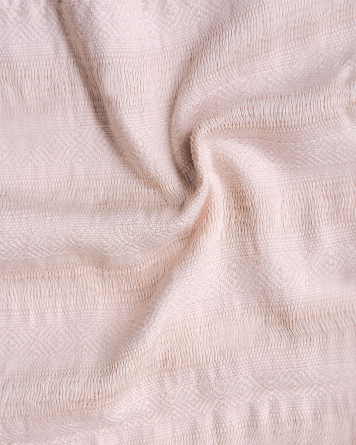 Châle Rebozo Couleur Rose poudré Ilado