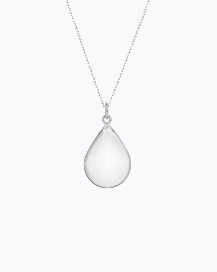 Bola de grossesse Goutte Coloris Argent sur chaine Ilado
