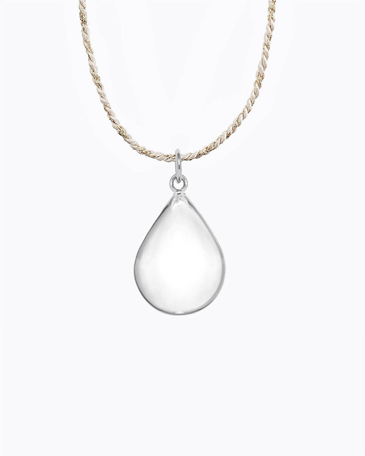 Bola de grossesse Goutte Coloris Argent sur cordon Ilado