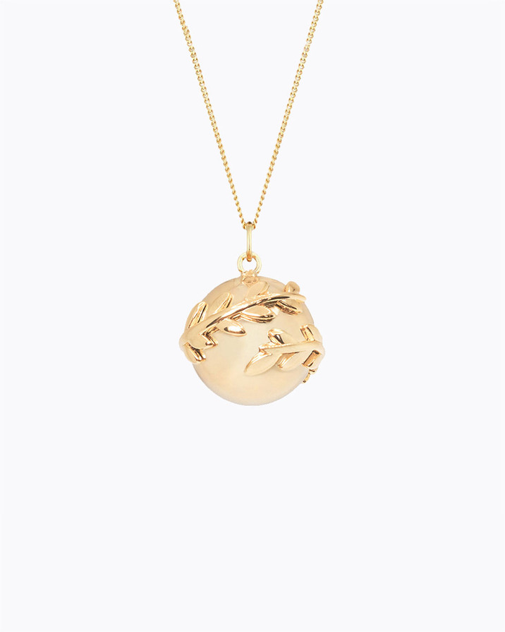 Bola de grossesse Olympia Coloris Or sur chaine Ilado