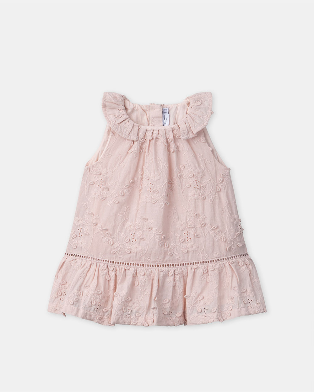 Robe à broderies florales Coloris rose Sergent Major