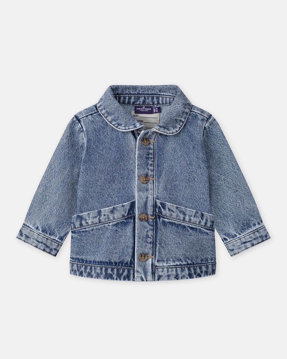 Veste en denim mixte Coloris bleu Sergent Major