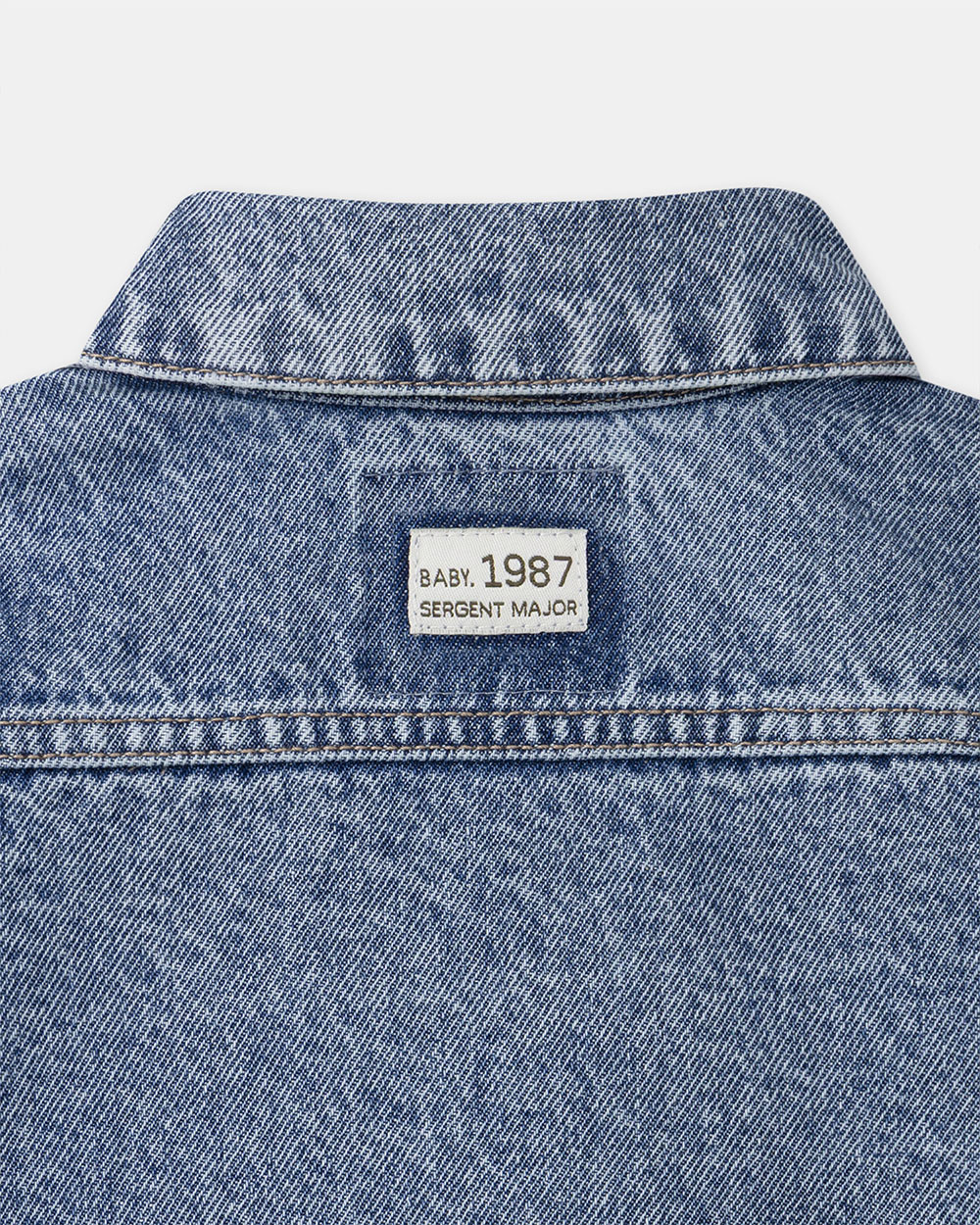 Veste en denim mixte Coloris bleu Sergent Major