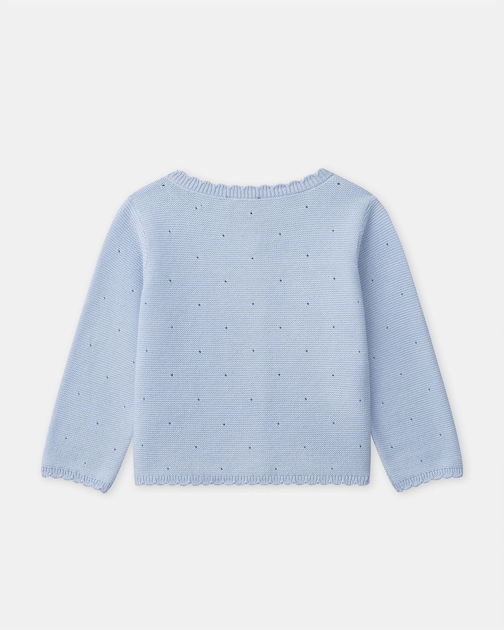 Cardigan à nœuds Coloris bleu Sergent Major
