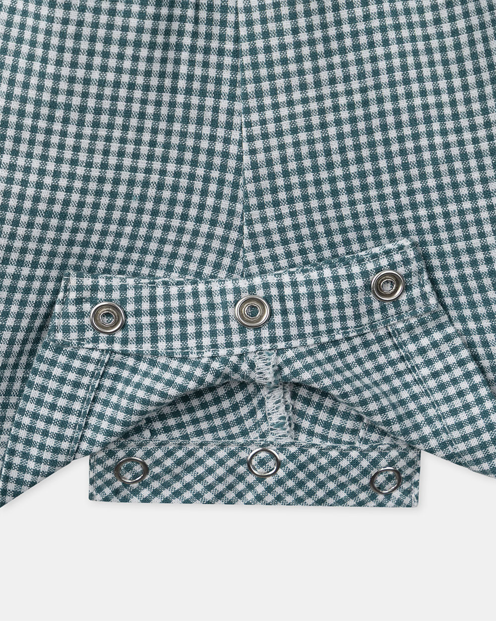 Combishort fantaisie en vichy Coloris bleu Sergent Major