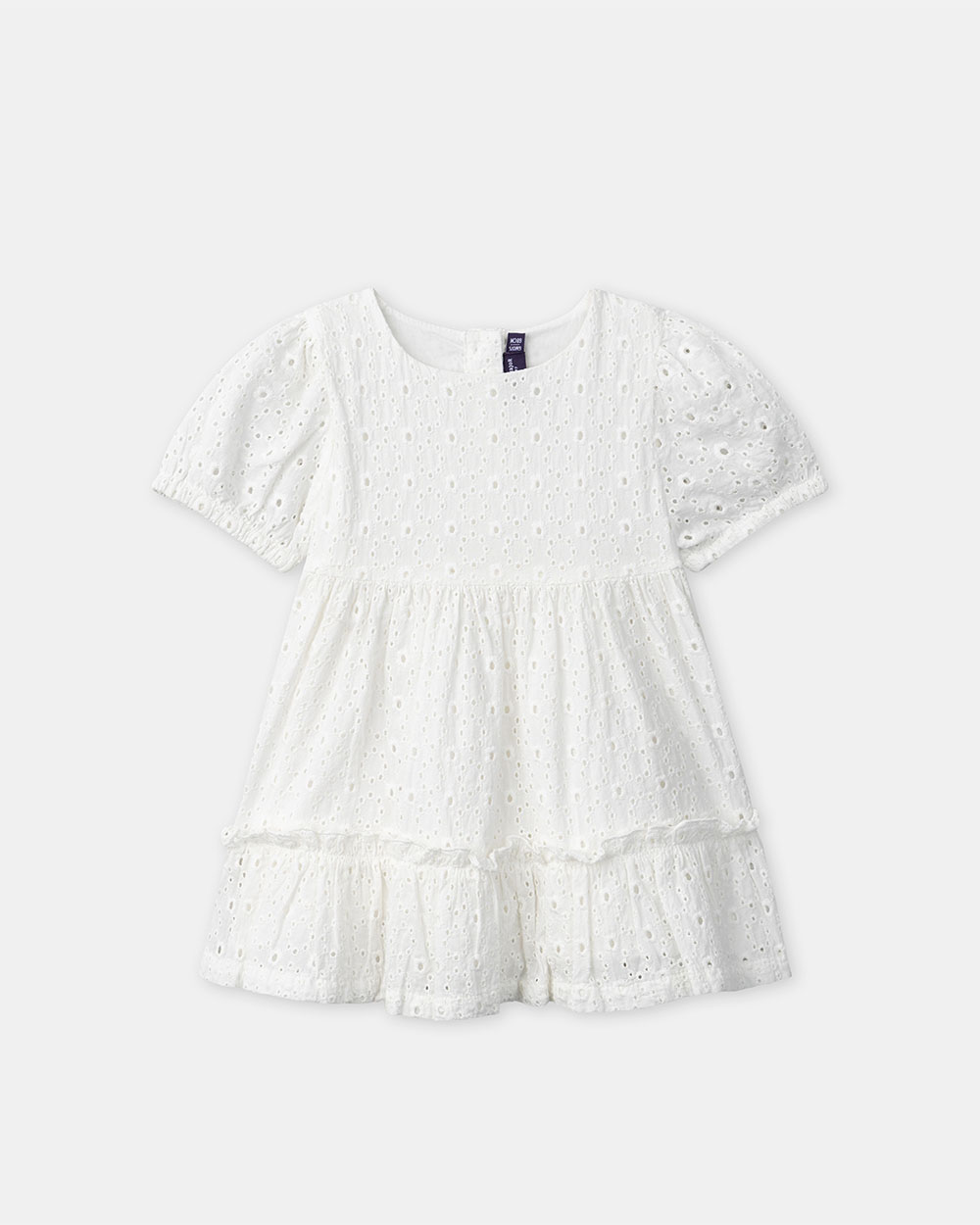 Robe et bloomer brodée Coloris écru Sergent Major