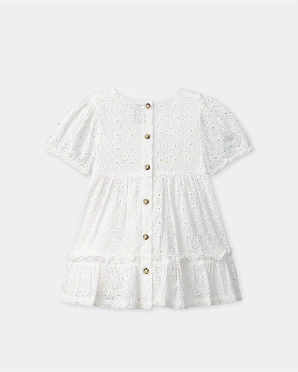 Robe et bloomer brodée Coloris écru Sergent Major