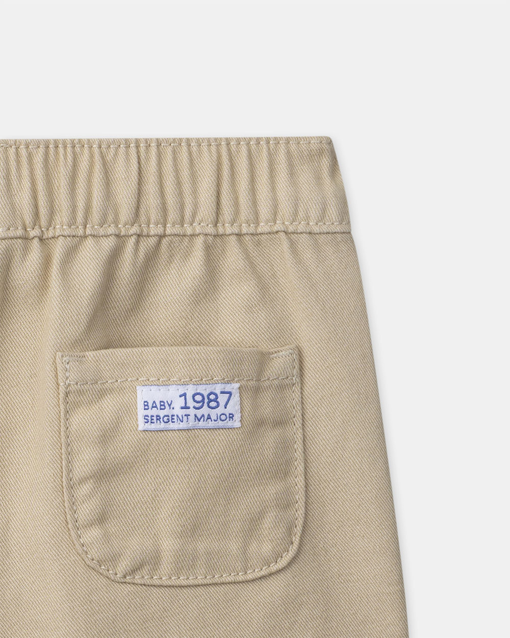 Short en twill Coloris beige Sergent Major