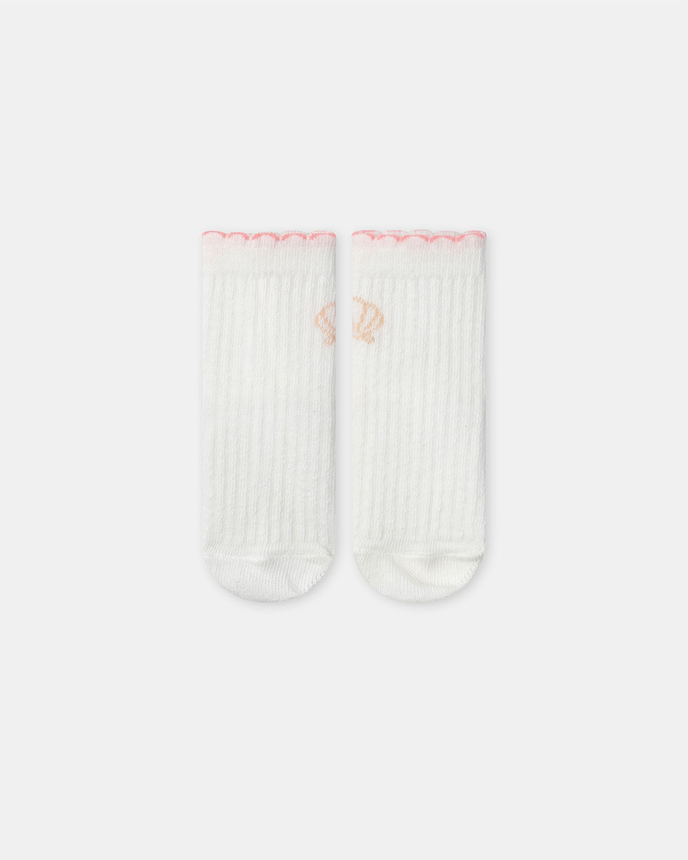 Chaussettes côtelées coquillage Coloris écru Sergent Major